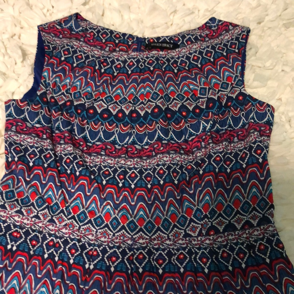 Multicolored patterned Dress